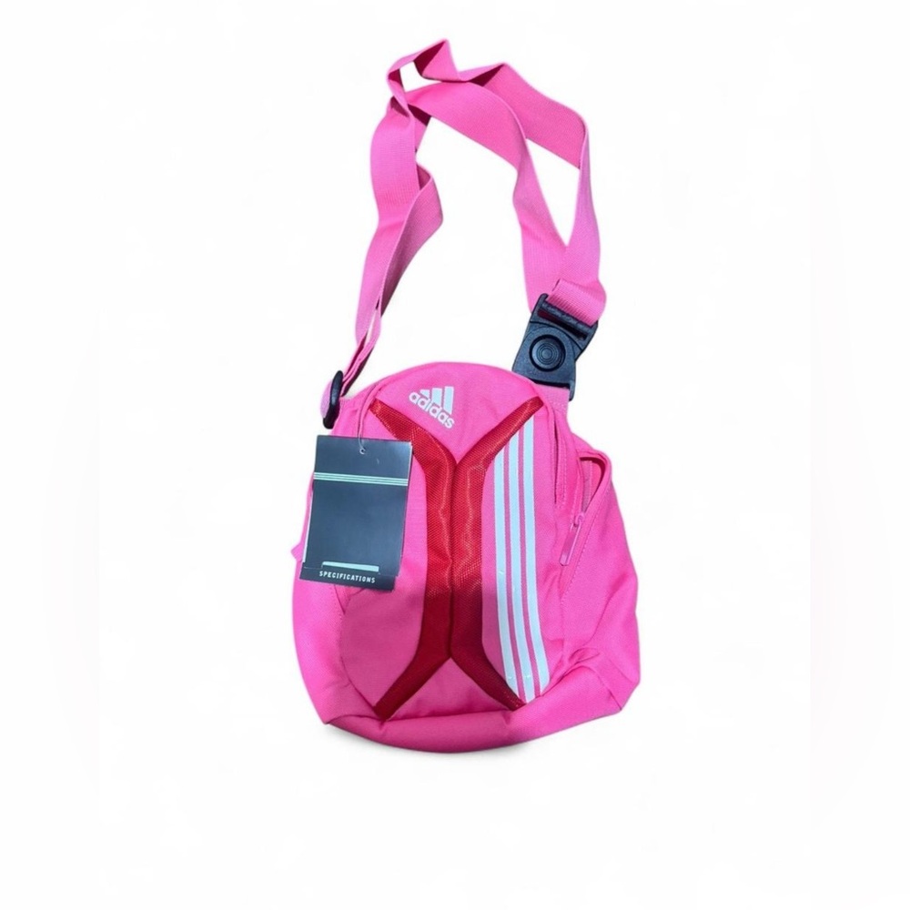 Adidas Pink and Red Crossbody Bag